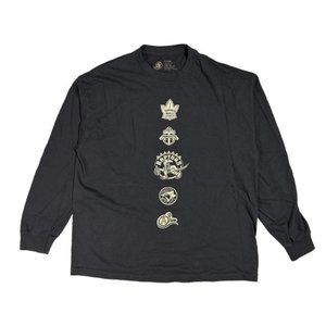 OVO Toronto  Raptors Drake Night 2018 L/S T Shirt Mens XL S2509